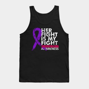 her fight is my fight // domestic violence Tank Top